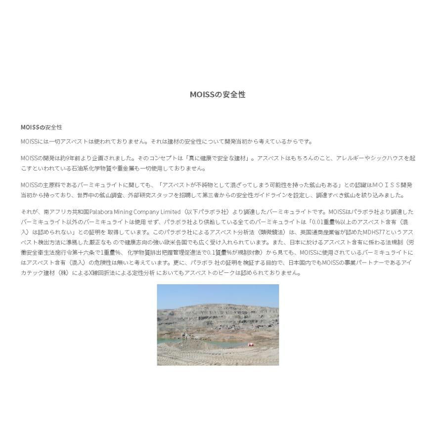 MOISS(モイス) 珪藻土 吸水マット【Sサイズ】日本製