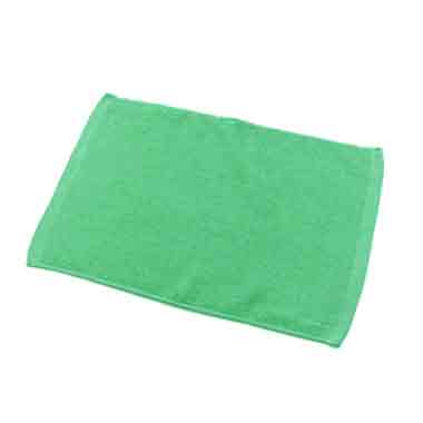 ダスター床用 100匁カラーおしぼり（緑） 12枚セット